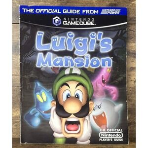 Luigis Mansion Nintendo Power Official GameCube Player Guide Book No Poster
